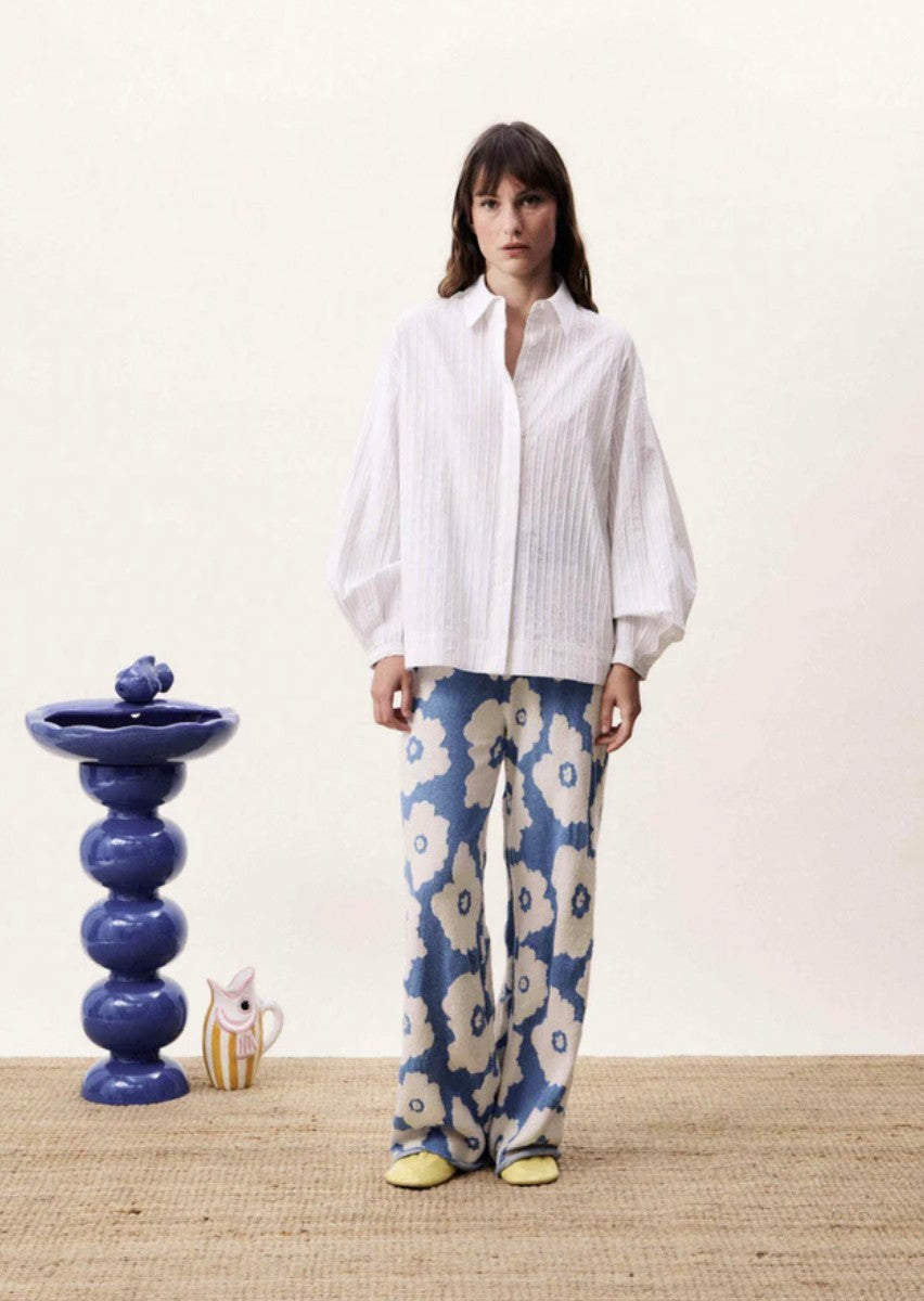 Broek Aquamama | Blauw - Wit