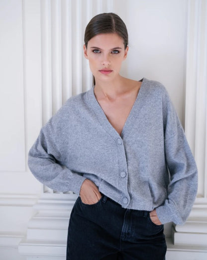Cardigan Assane | Lichtgrijs