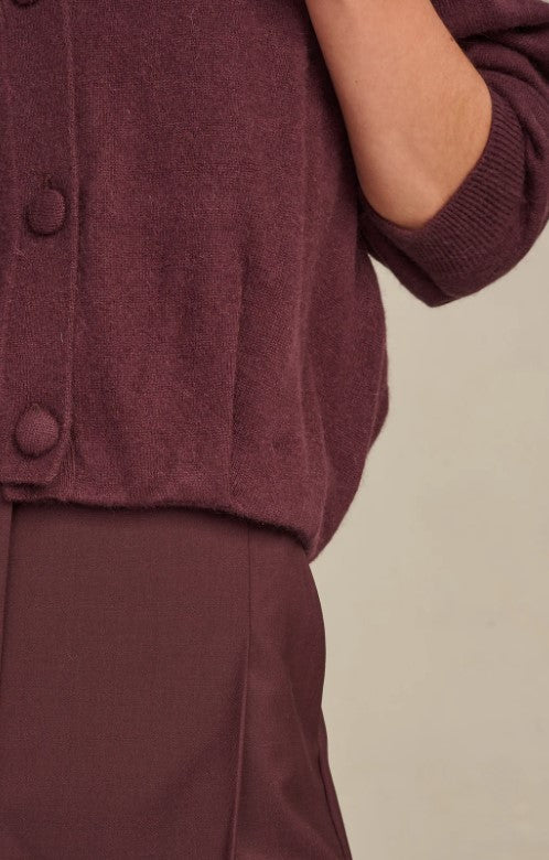 Cardigan Assane | Bordeaux