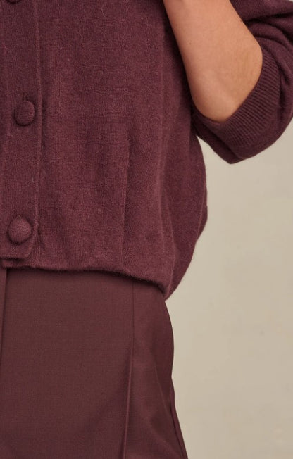 Cardigan Assane | Bordeaux