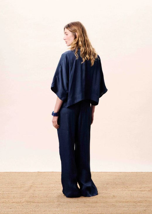 Blouse Pervenche | Donkerblauw