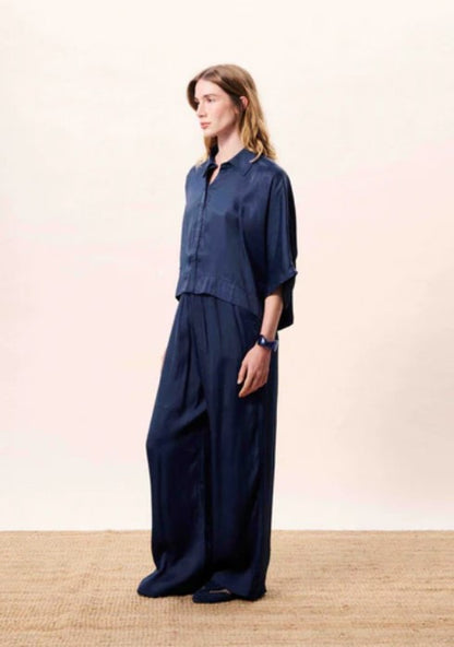 Blouse Pervenche | Donkerblauw