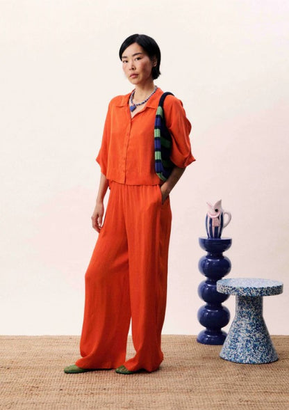 Blouse Pervenche | Rood