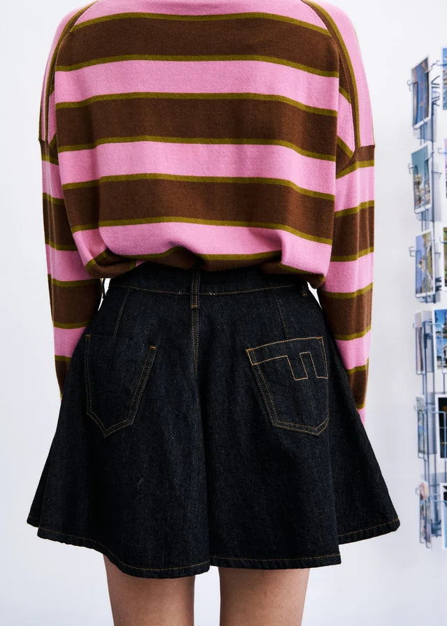 Rok Boseong | Denim blauw