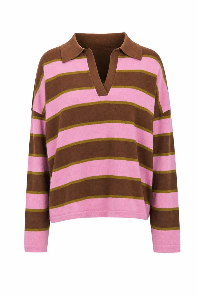Polo Kaiken | Roze - bruin