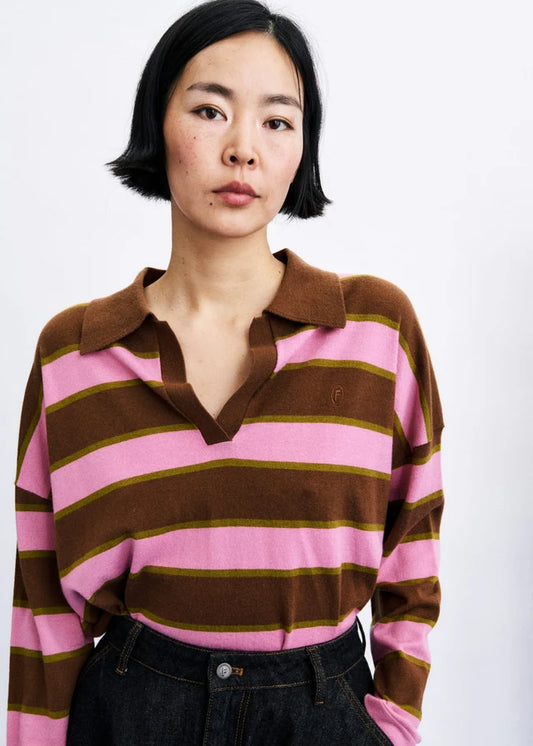 Polo Kaiken | Roze - bruin