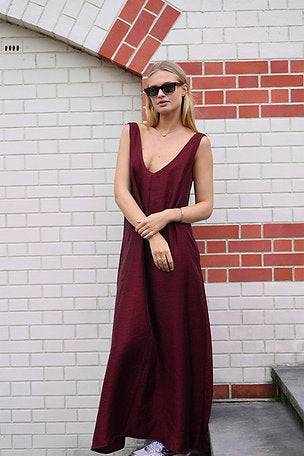 Kleed Dahlia | Bordeaux