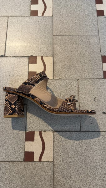 Sandaal Monaco | Snake print