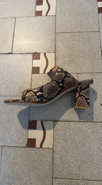 Sandaal Monaco | Snake print