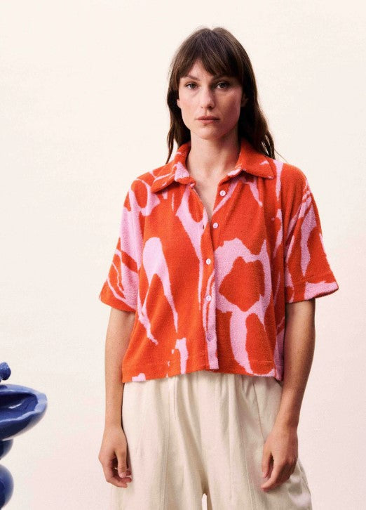 Blouse Danubea | Rood - Roze