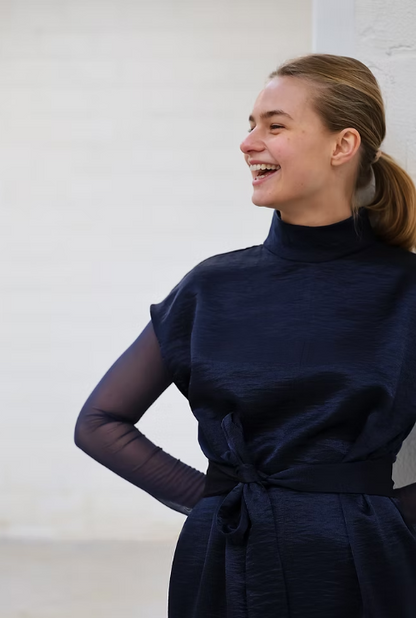 Kleed Dorothy | Donkerblauw