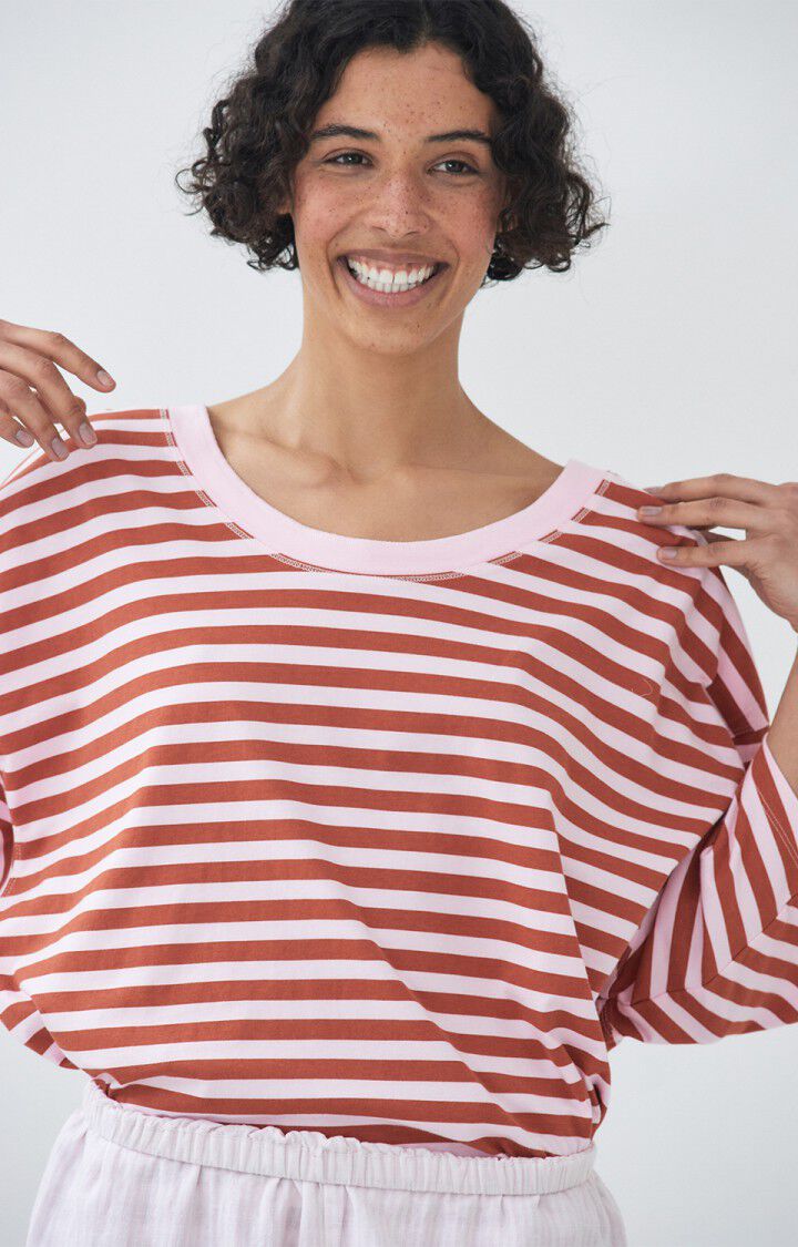 T-shirt Gixy | Roze - Rood
