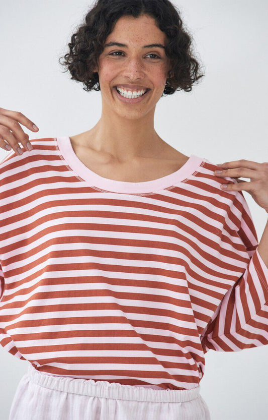 T-shirt Gixy | Roze - Rood