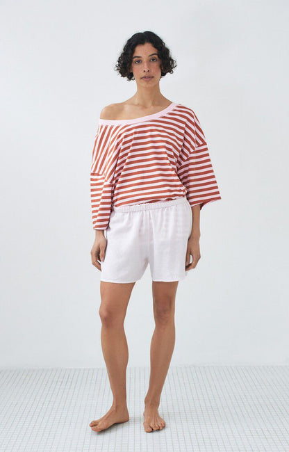 T-shirt Gixy | Roze - Rood