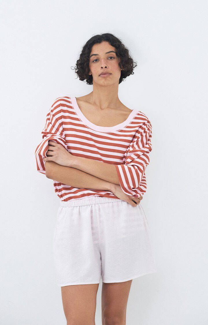 T-shirt Gixy | Roze - Rood