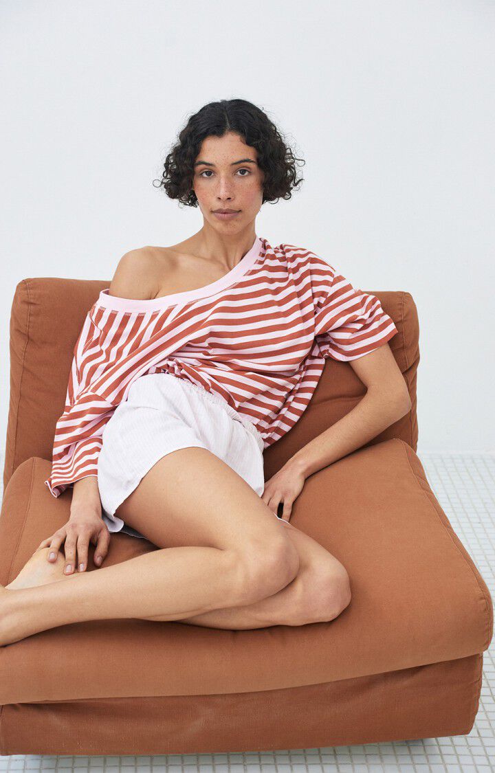 T-shirt Gixy | Roze - Rood