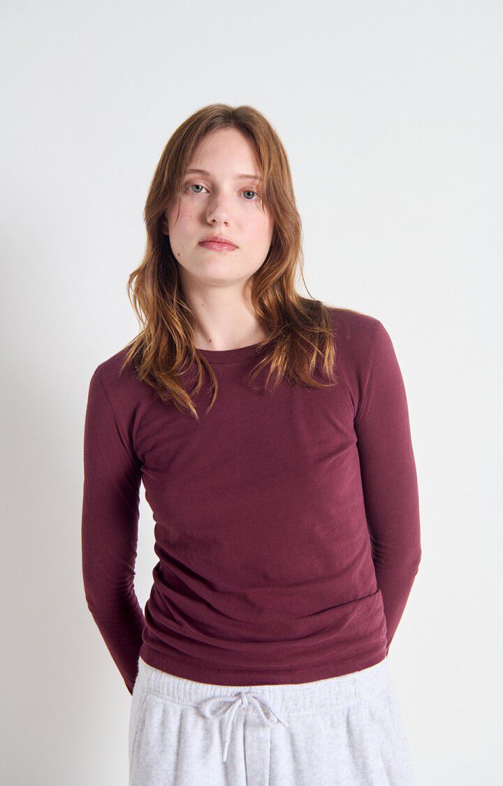 T-shirt Gamipy lange mouw | Bordeaux