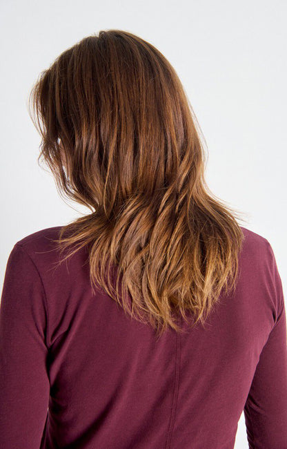 T-shirt Gamipy lange mouw | Bordeaux