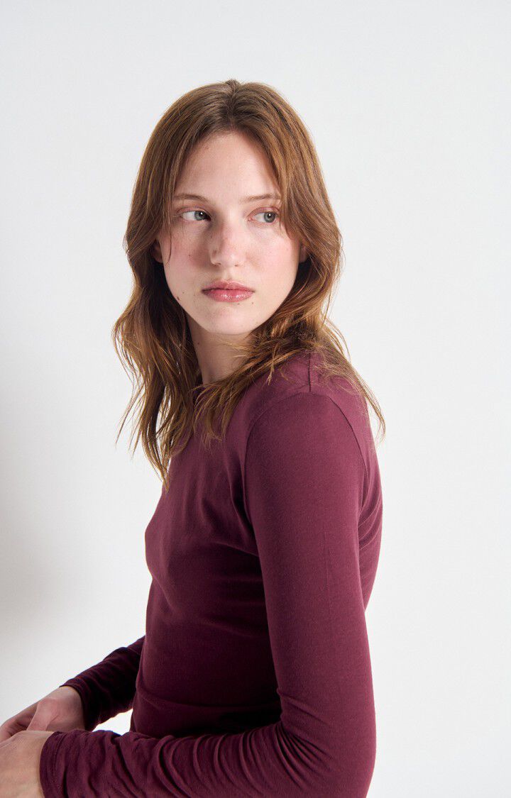 T-shirt Gamipy lange mouw | Bordeaux