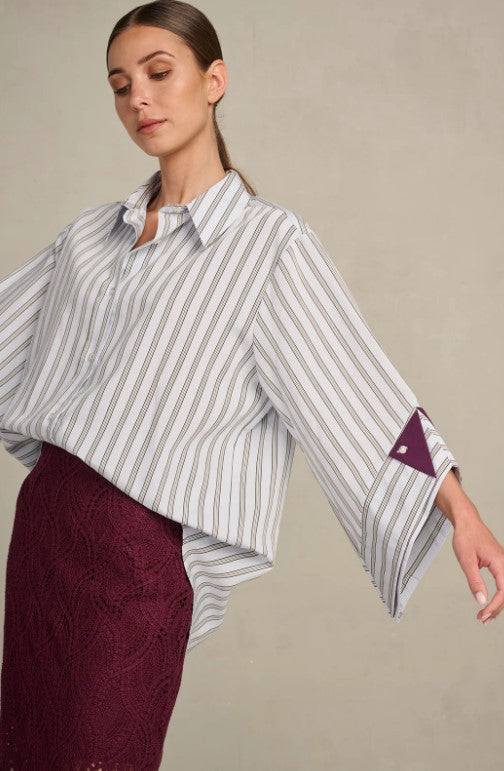 Blouse Gabbie| Lichtblauw