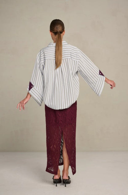 Blouse Gabbie| Lichtblauw