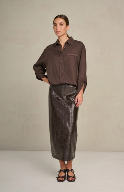 Bloes Giulia | Donkerbruin