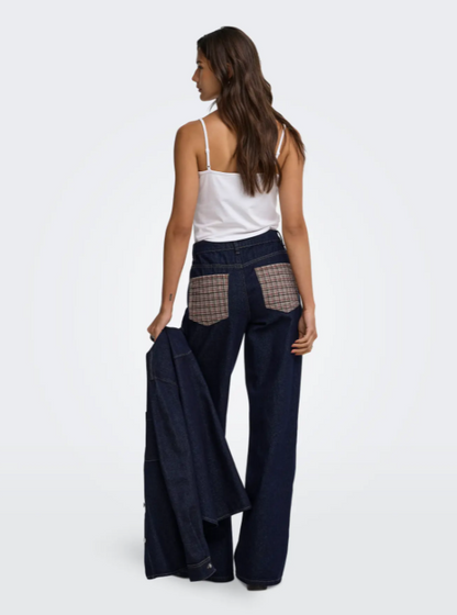 Jeans Hope Check | Blauw