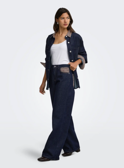Jeans Hope Check | Blauw