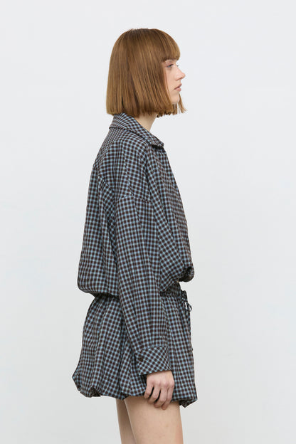 Rok 181 | blauw geruit