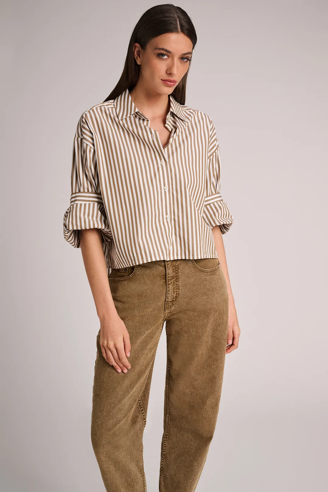 Blouse Toronto | Olijf