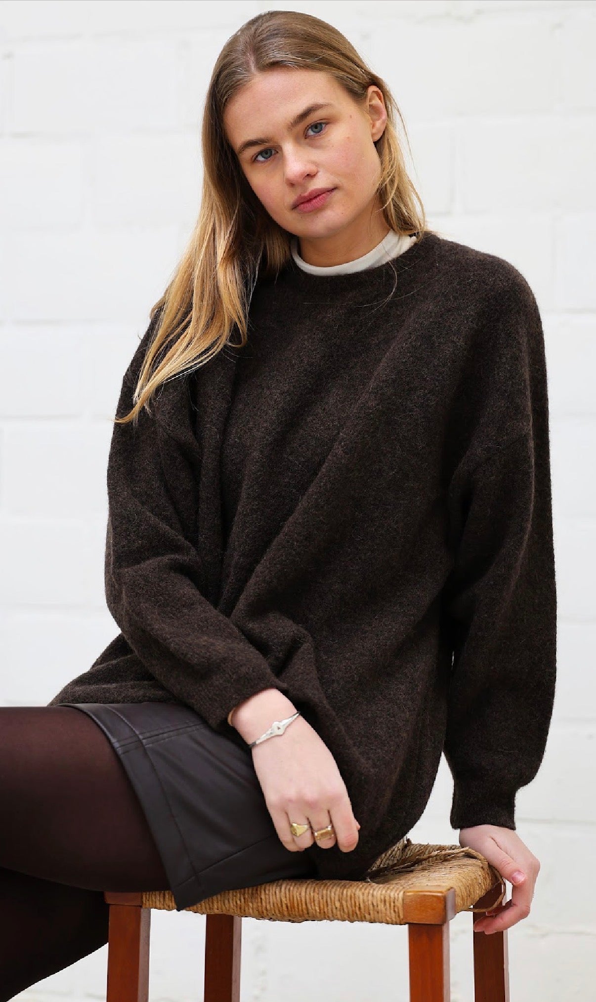 Pull Kamilla | Donkerbruin