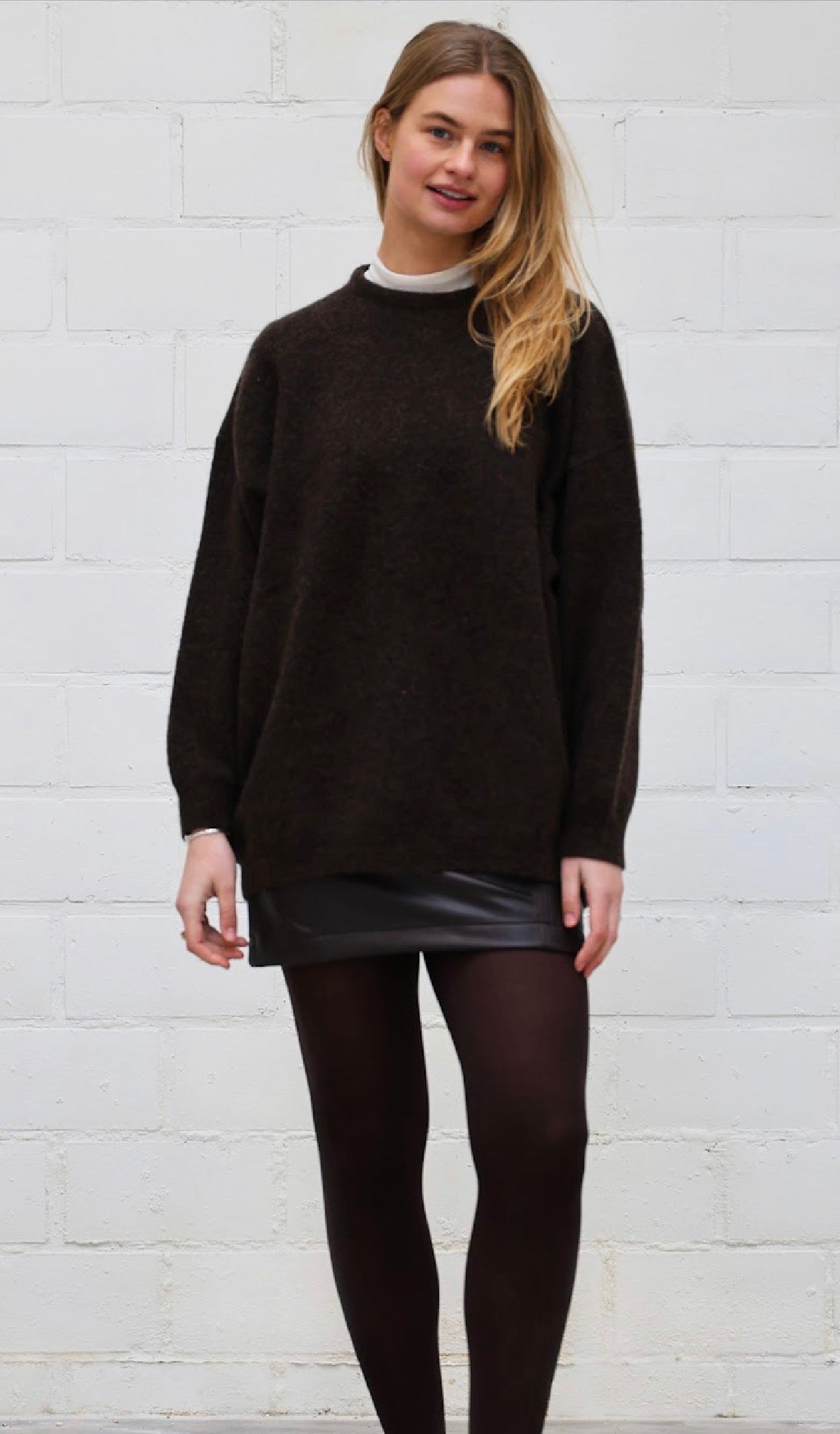 Pull Kamilla | Donkerbruin
