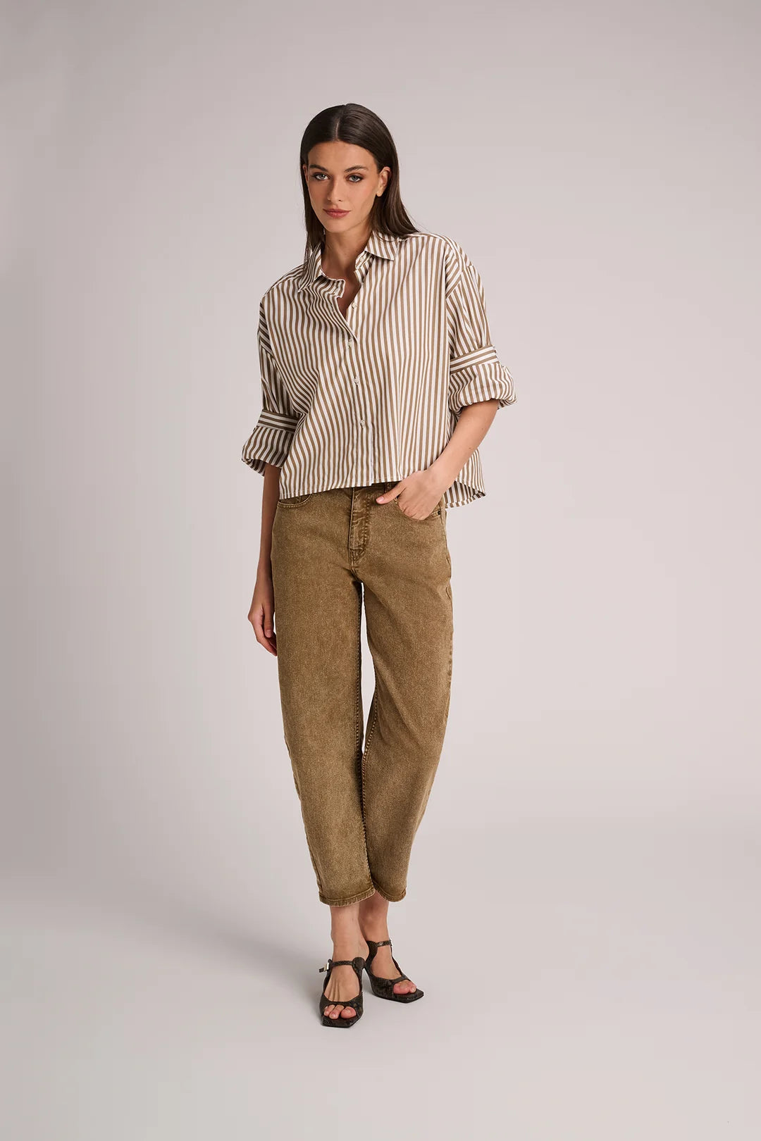 Jeans Lima | Olijf