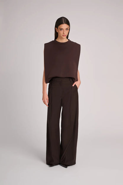 Broek Edith | Donkerbruin
