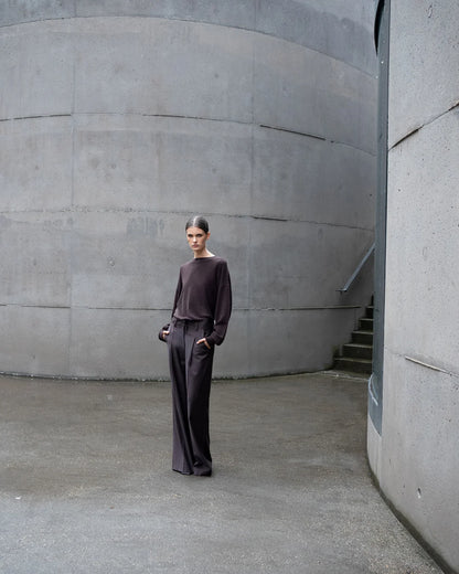Broek Edith | Donkerbruin