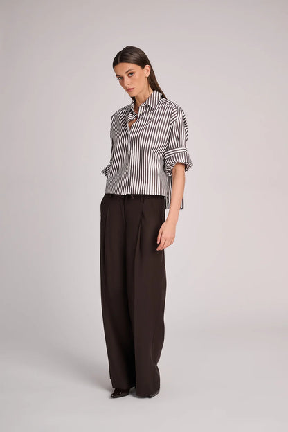 Broek Edith | Donkerbruin