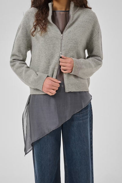 Cardigan Tracy | Lichtgrijs