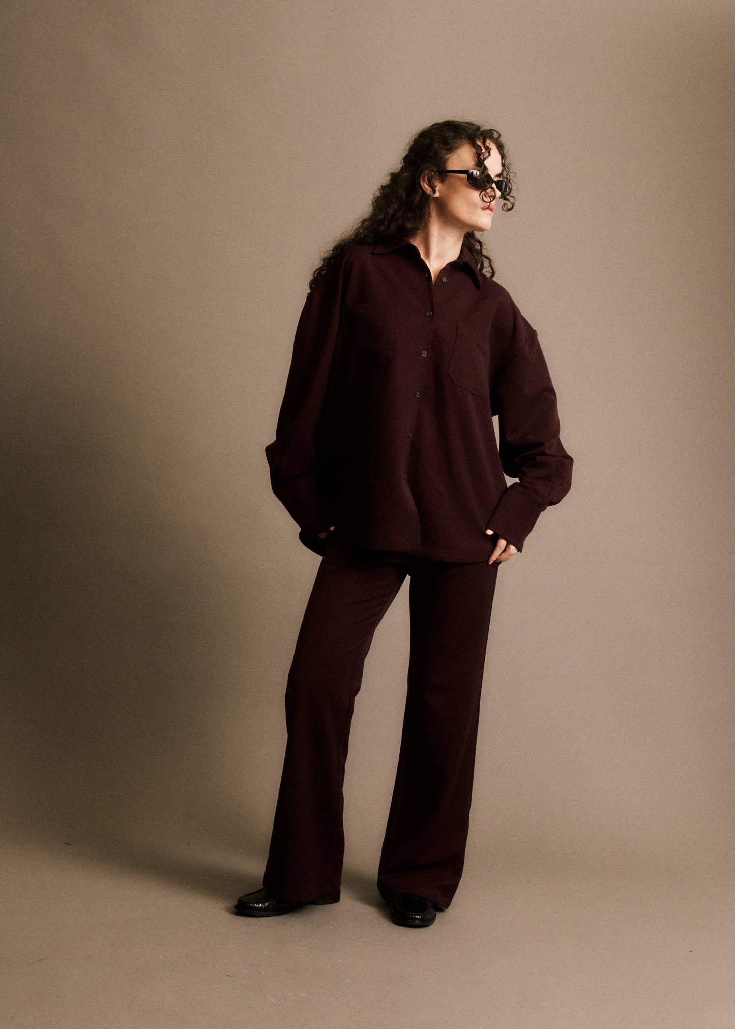 Broek Dania | Bordeaux