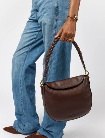 Lana Crossbody | Donkerbruin