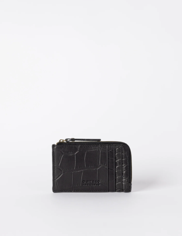 Lola coin purse | Zwart croco