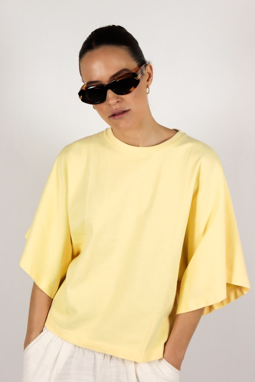 T-shirt Coco | Geel
