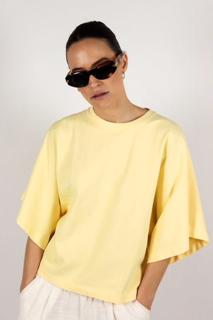 T-shirt Coco | Geel