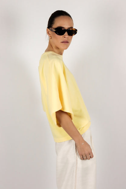 T-shirt Coco | Geel