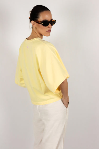 T-shirt Coco | Geel