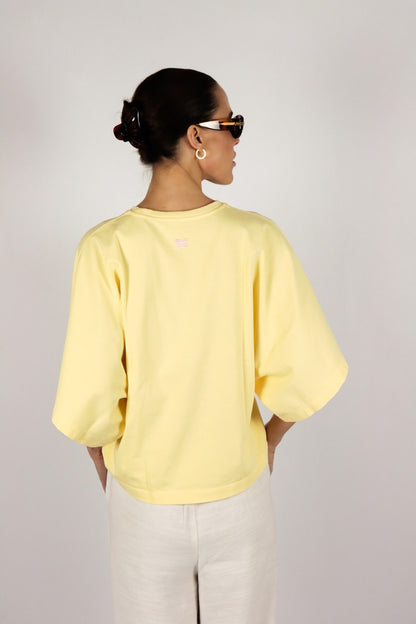 T-shirt Coco | Geel