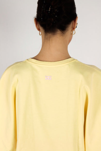T-shirt Coco | Geel