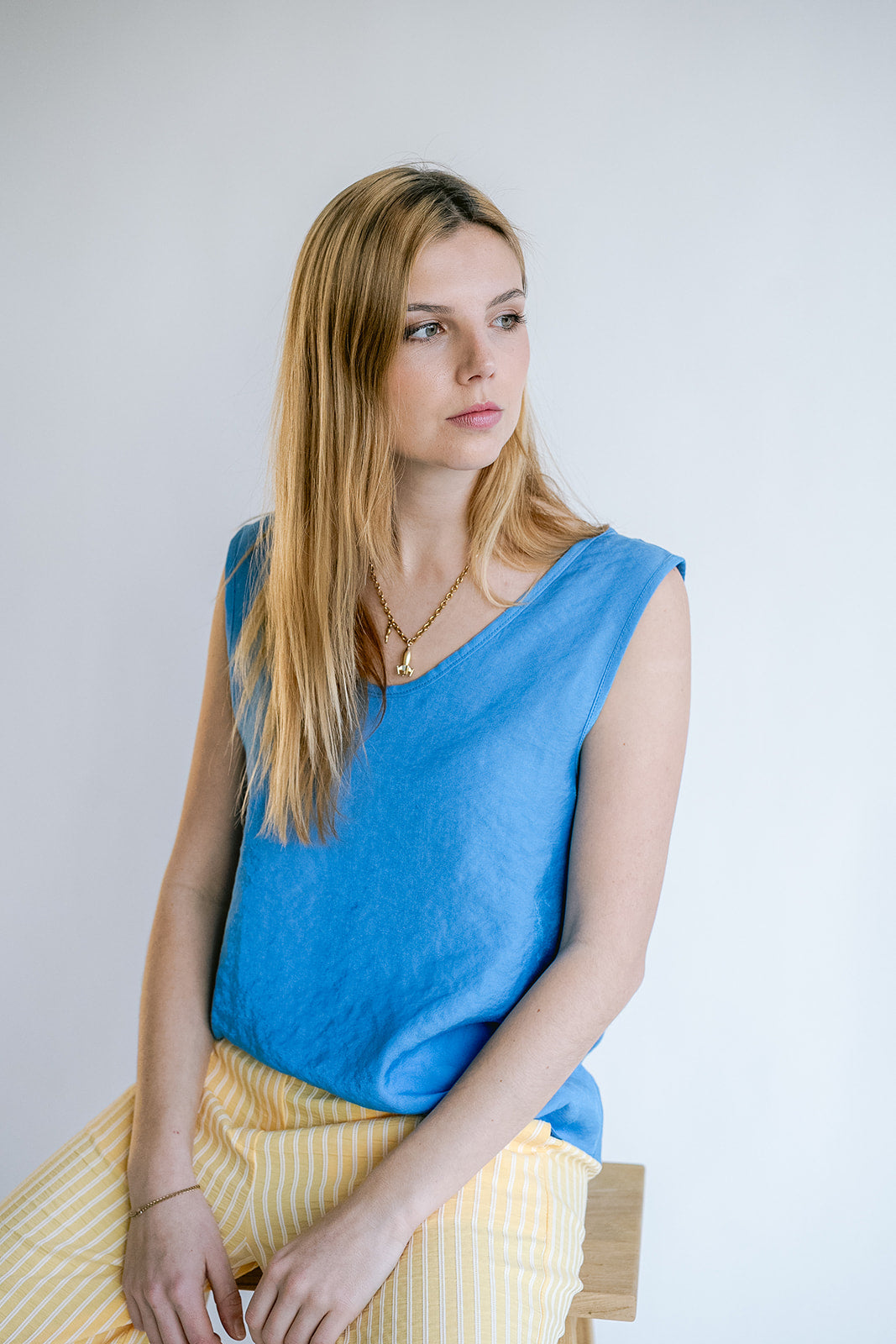 Top Marcel | Blauw