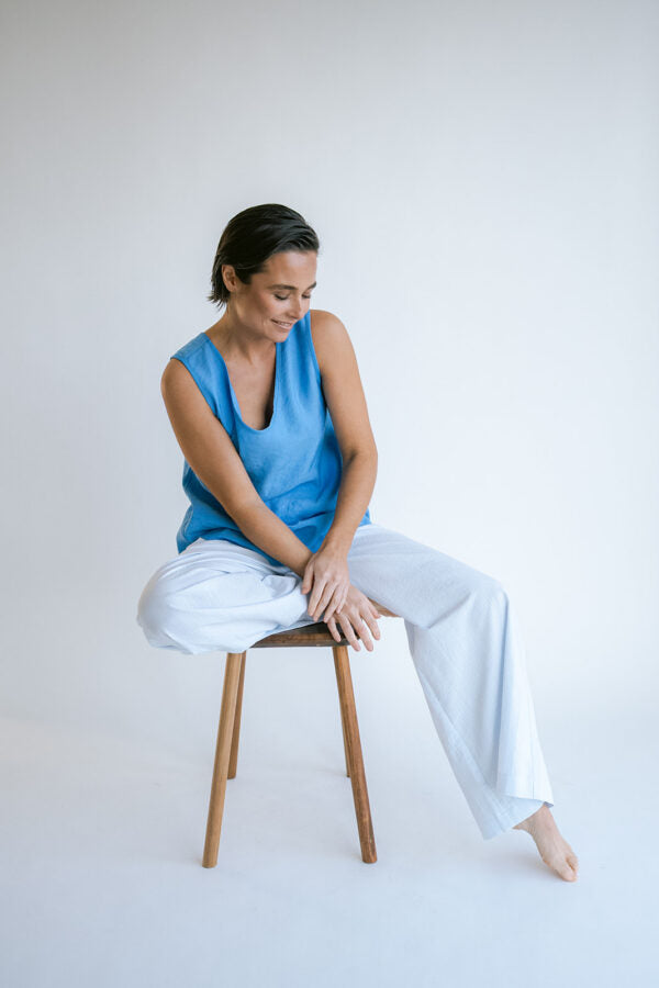 Top Marcel | Blauw