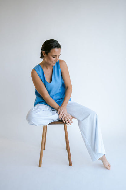 Top Marcel | Blauw