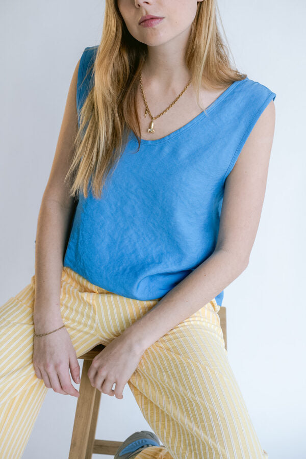 Top Marcel | Blauw